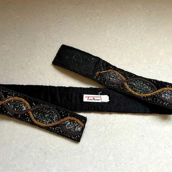 Vintage Beaded Belt by Talbots Beaded Statement Belt Talbots | Mercari main image 3